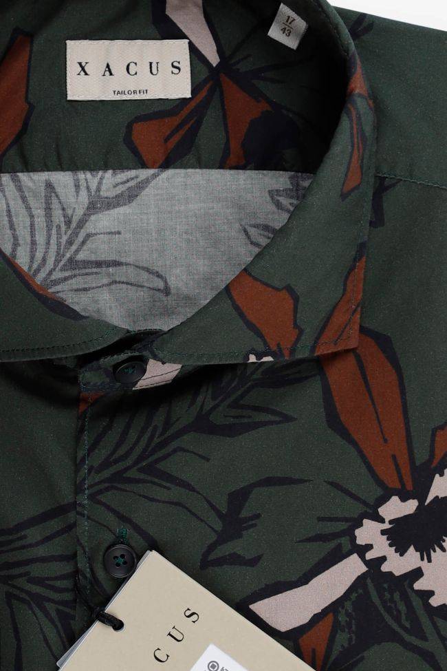 xacus Hemd Herren Xacus Regular Muster 100% Baumwolle gewaschen kragen Französisch Lange Ärmel Saisonale Angebote