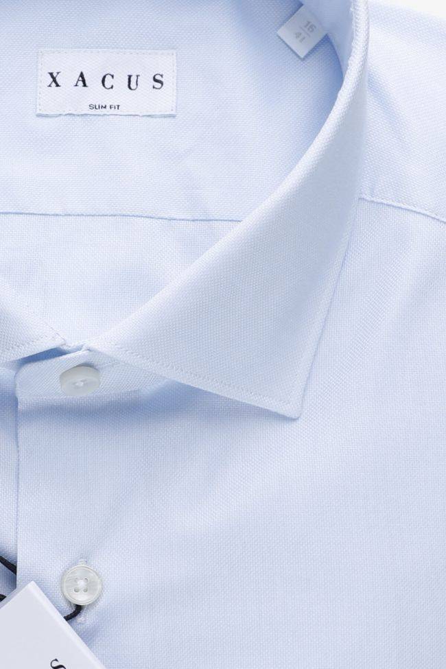 xacus Hemd Herren Xacus Slim Einfarbig 100% Baumwolle kragen Französisch Lange Ärmel Super Sparpreis