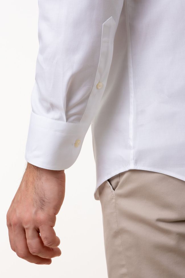 aplomb Hemd Herren Aplomb Slim Einfarbig 100% Baumwolle kragen Französisch Lange Ärmel Begrenzte Freigabe