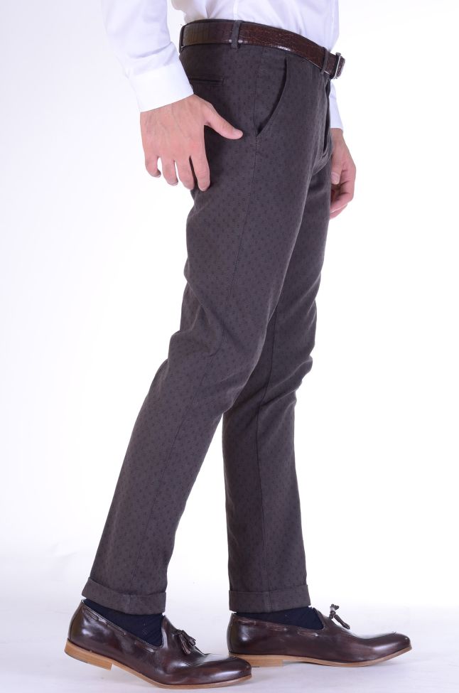 b-settecento Hose Herren B-Settecento Chinos Slim Halb Unifarben 97% Baumwolle 3% elastan Riesige Rabatte