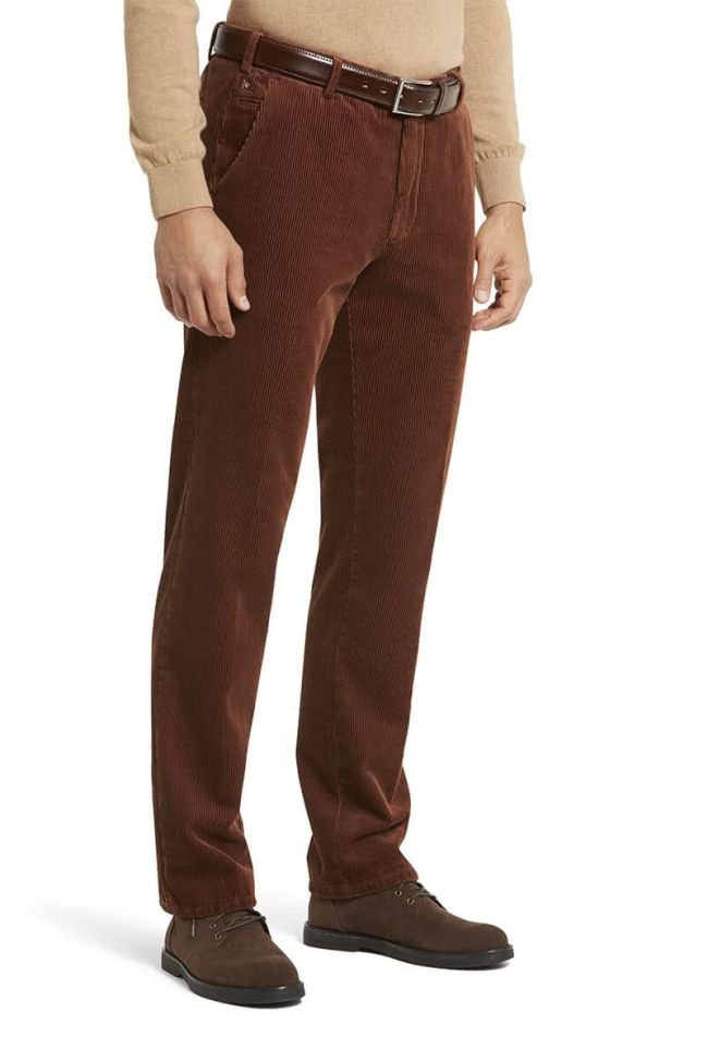 meyer Hose Herren Meyer Chinos Regular Einfarbig