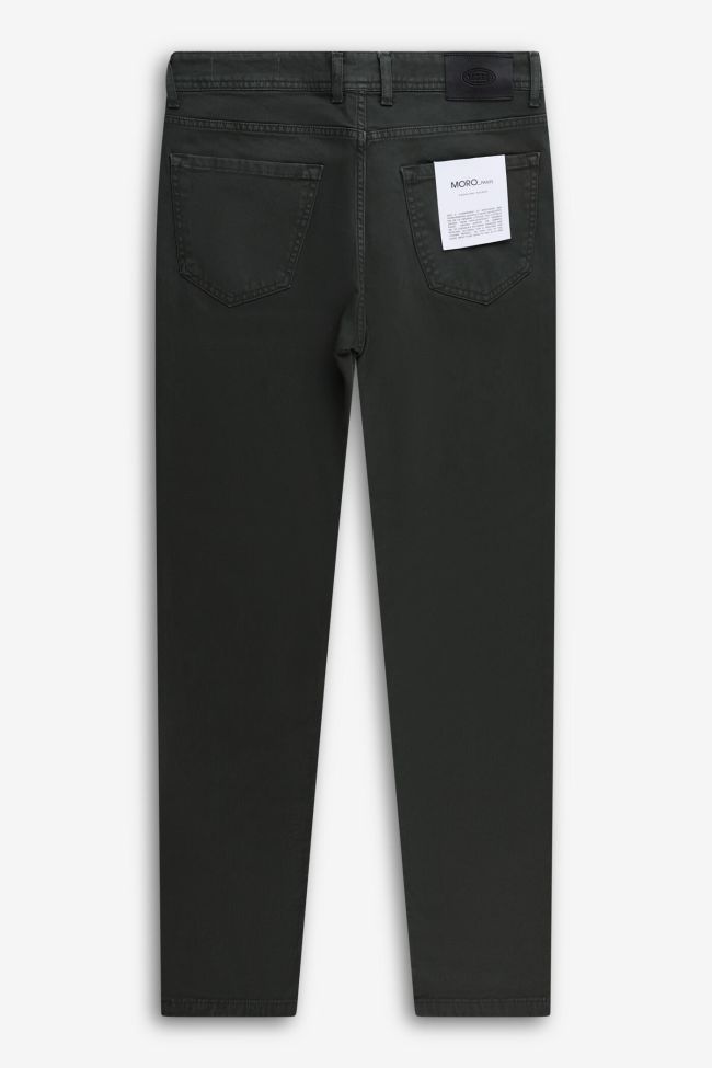 moro Hose Herren Moro 5 Pocket Slim Einfarbig 98% cotton 2% ea Fabrikladen