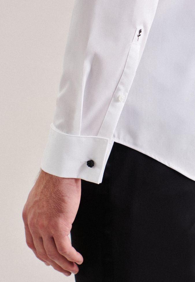 seidensticker Hemd Herren Seidensticker Slim Bügelfreie Einfarbig kragen Kläppchenkragen Lange Ärmel Angebote