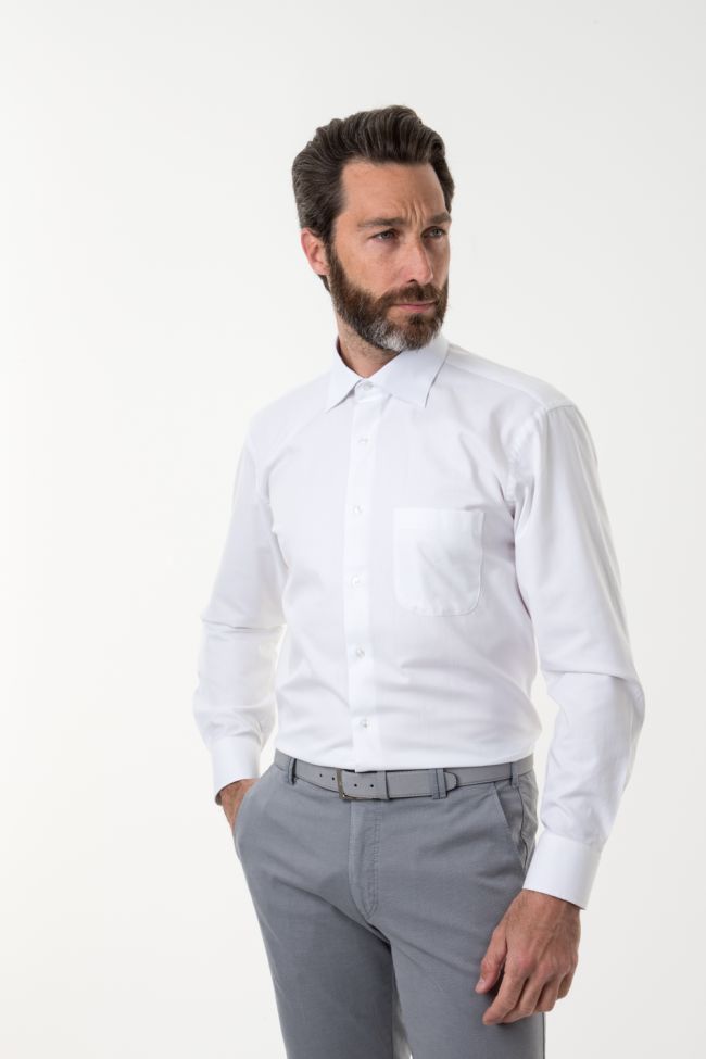 aplomb Hemd Herren Aplomb Classic Einfarbig 100% Baumwolle kragen Französisch Lange Ärmel Fabrik Onlineshop