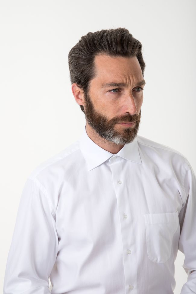 aplomb Hemd Herren Aplomb Classic Einfarbig 100% Baumwolle kragen Französisch Lange Ärmel Fabrik Onlineshop
