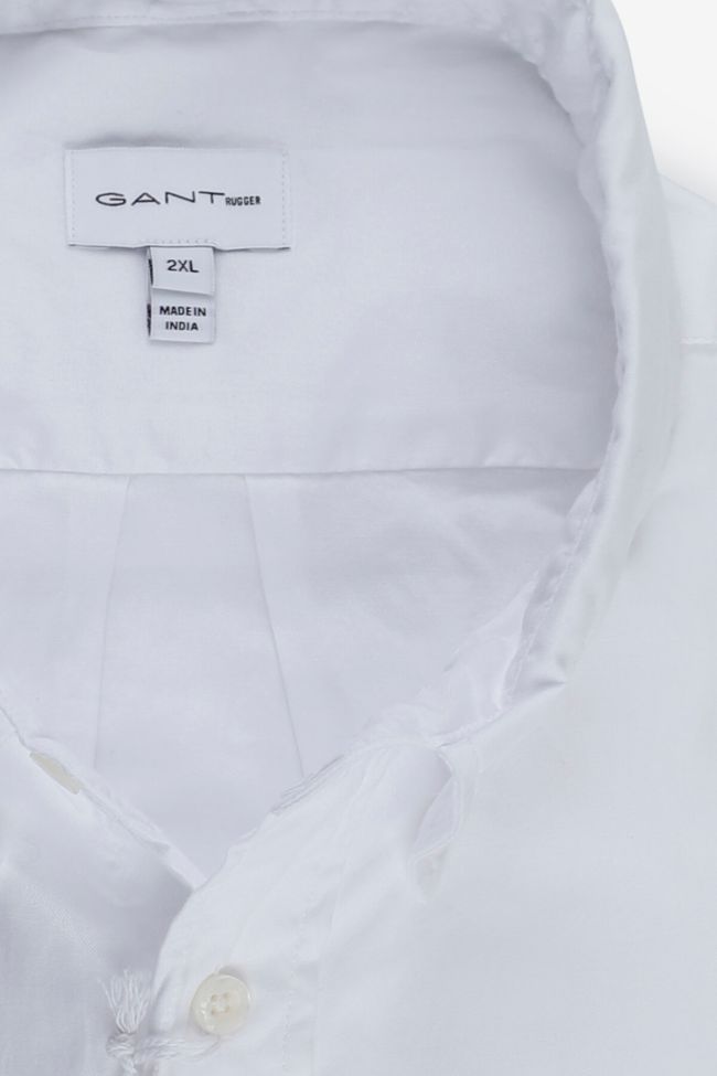 gant Hemd Herren Gant Slim Einfarbig 100% Baumwolle kragen Button-Down Lange Ärmel Großer Ausverkauf