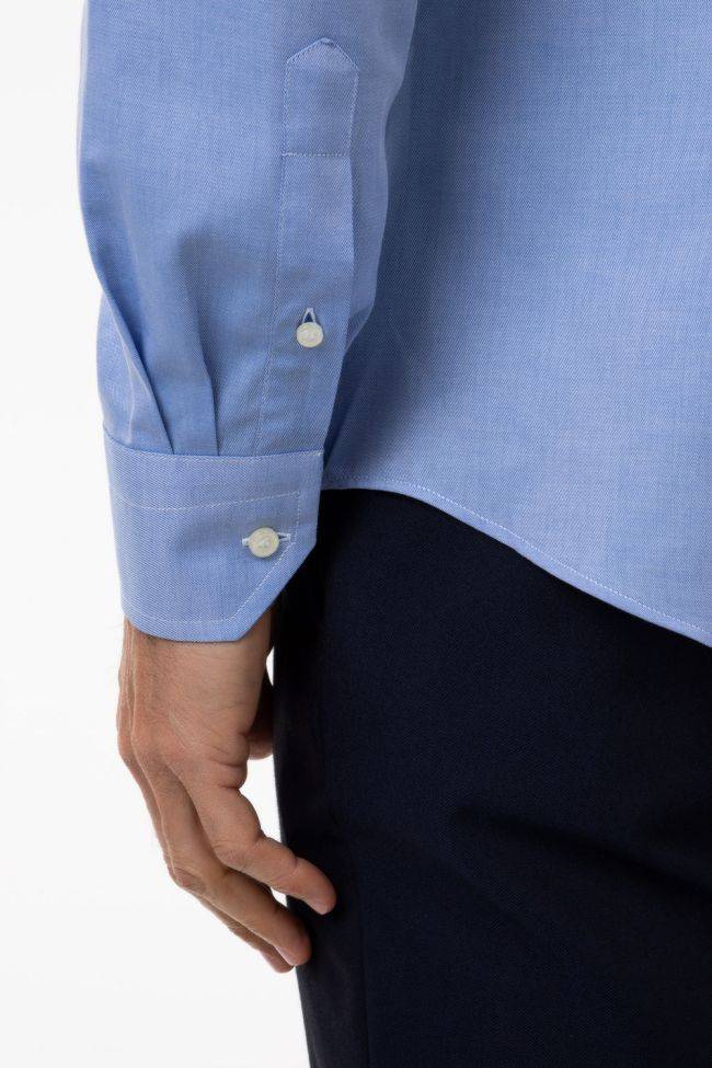 aplomb Hemd Herren Aplomb Regular Einfarbig 100% Baumwolle kragen Button-Down Lange Ärmel Cyber Monday