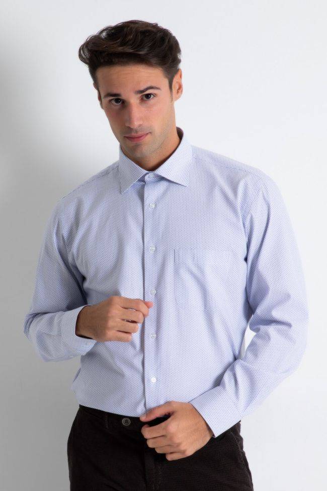 aplomb Hemd Herren Aplomb Classic Halb Unifarben 100% Baumwolle kragen Italienisch Lange Ärmel Osterangebot
