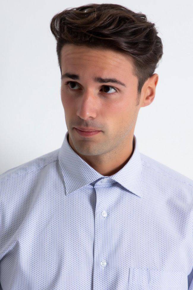 aplomb Hemd Herren Aplomb Classic Halb Unifarben 100% Baumwolle kragen Italienisch Lange Ärmel Osterangebot