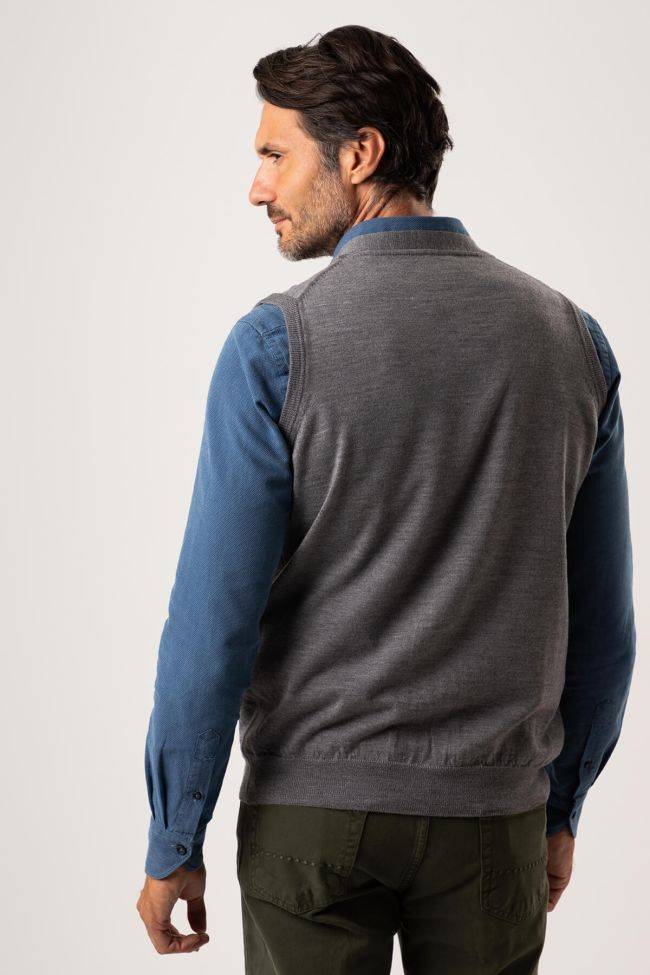 privati firenze Strickwaren Herren Privati Firenze Cardigan Slim Einfarbig 100% Merinowolle Tiefpreis