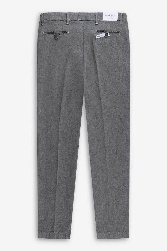 moro Hose Herren Moro Chinos Slim Einfarbig 98% cotton 2% ea Cyber Monday