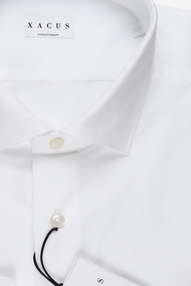 xacus Hemd Herren Xacus Classic Einfarbig 100% Baumwolle kragen Französisch Lange Ärmel Lagerräumung