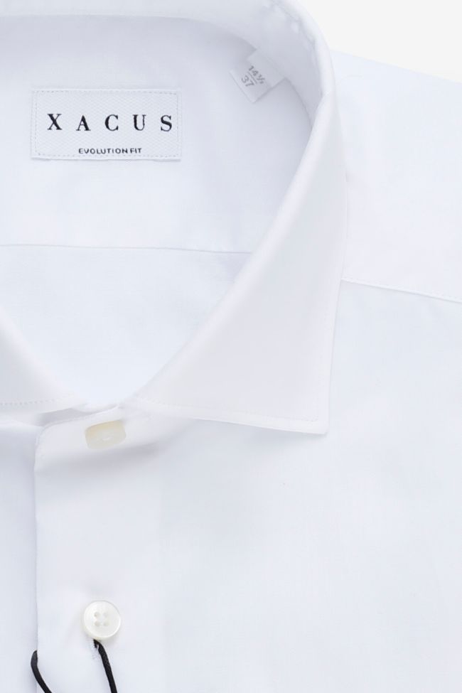 xacus Hemd Herren Xacus Classic Einfarbig 100% Baumwolle kragen Französisch Lange Ärmel Top Angebot