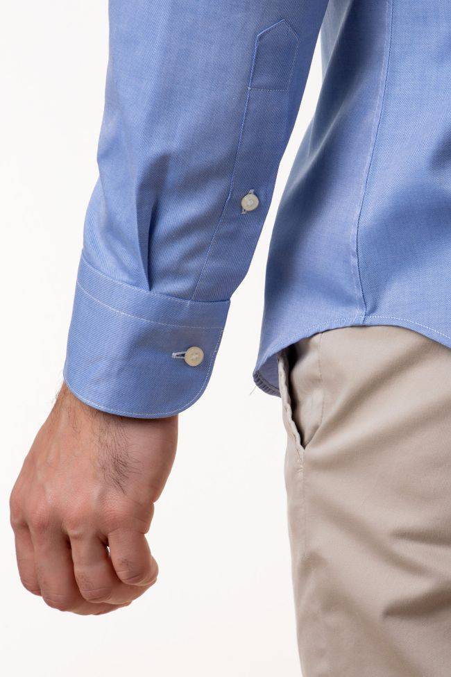 aplomb Hemd Herren Aplomb Slim Einfarbig 100% Baumwolle kragen Französisch Lange Ärmel Exklusive Angebote