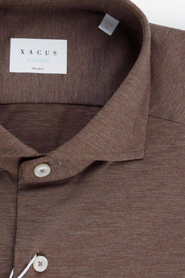 xacus Hemd Herren Xacus Regular Einfarbig 42% polyamide 42% polyester 16% ea kragen Französisch Lange Ärmel Blitzangebot