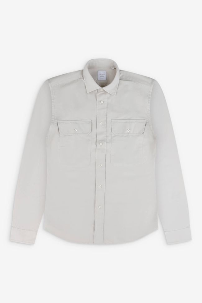 xacus Hemd Herren Xacus Regular Einfarbig 100% Baumwolle kragen Französisch Lange Ärmel Große Rabatte