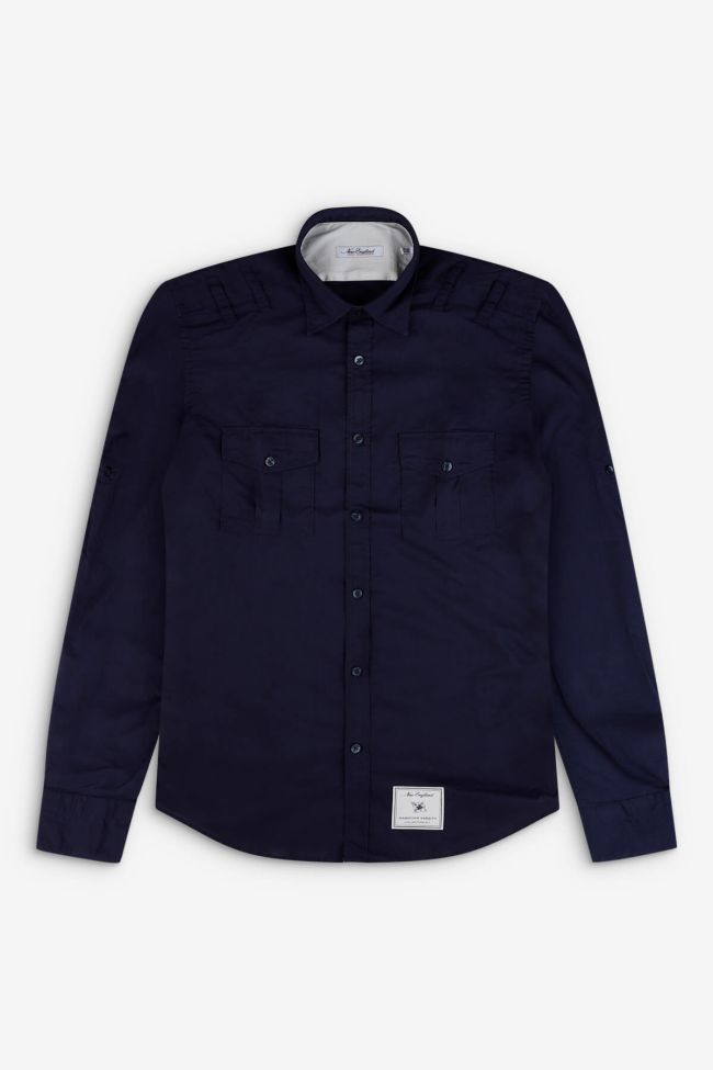 new england Hemd Herren New England Slim Streifen 100% Baumwolle kragen Italienisch Lange Ärmel Bestseller