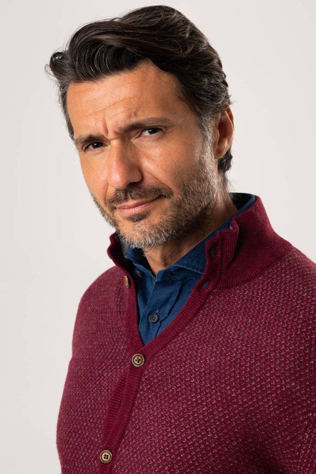 privati firenze Strickwaren Herren Privati Firenze Cardigan Slim Einfarbig 50% wool 20% pa 20%vi 10% cashmere Sonderangebot der Fabrik