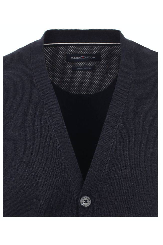 casamoda Strickwaren Herren Casamoda Classic Einfarbig Im Verkauf