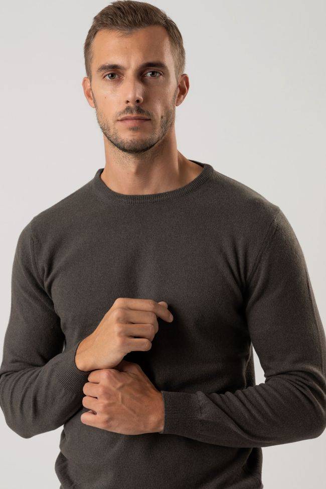 privati firenze Strickwaren Herren Privati Firenze Rundhalsausschnitt Slim Einfarbig 100% Kaschmir Online