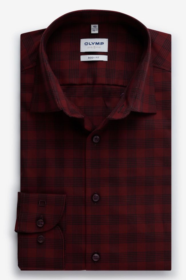 olymp Hemd Herren Olymp Regular Karo 97% Baumwolle 3% elastan kragen Italienisch Lange Ärmel Fabrik Onlineshop