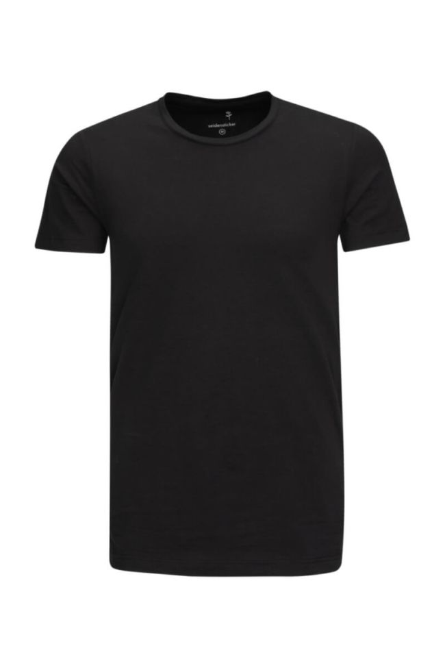 seidensticker T-shirt Herren Seidensticker Regular Einfarbig Kurze Ärmel Begrenztes Angebot