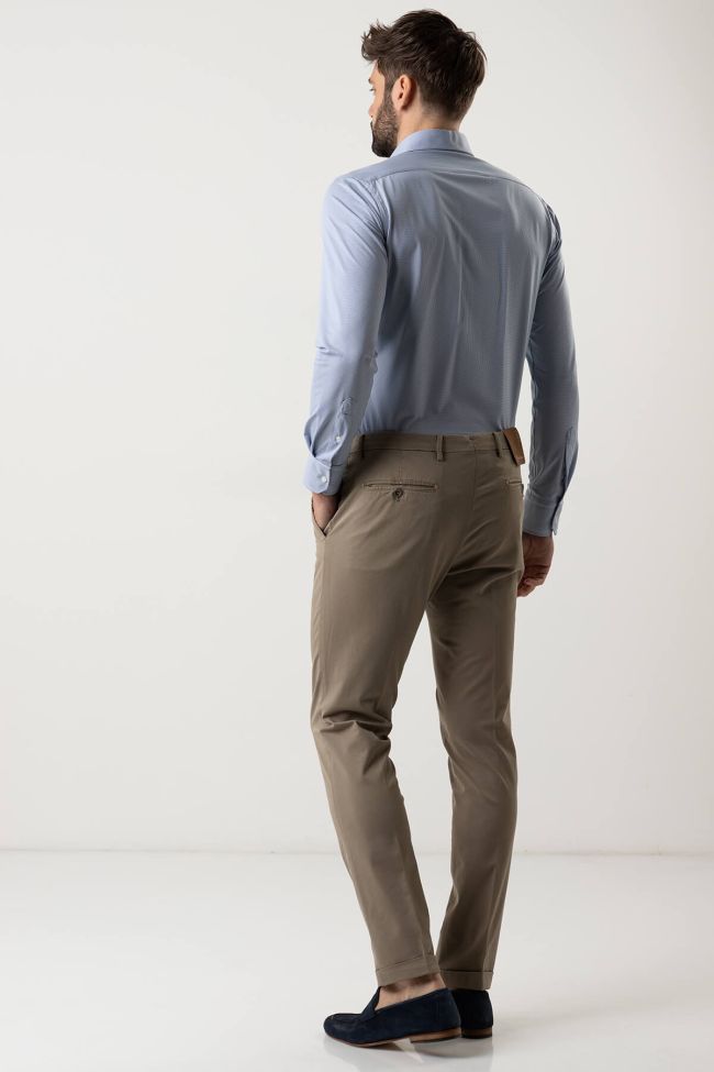 b-settecento Hose Herren B-Settecento Chinos Slim Einfarbig 97% Baumwolle 3% elastan Riesige Ersparnisse