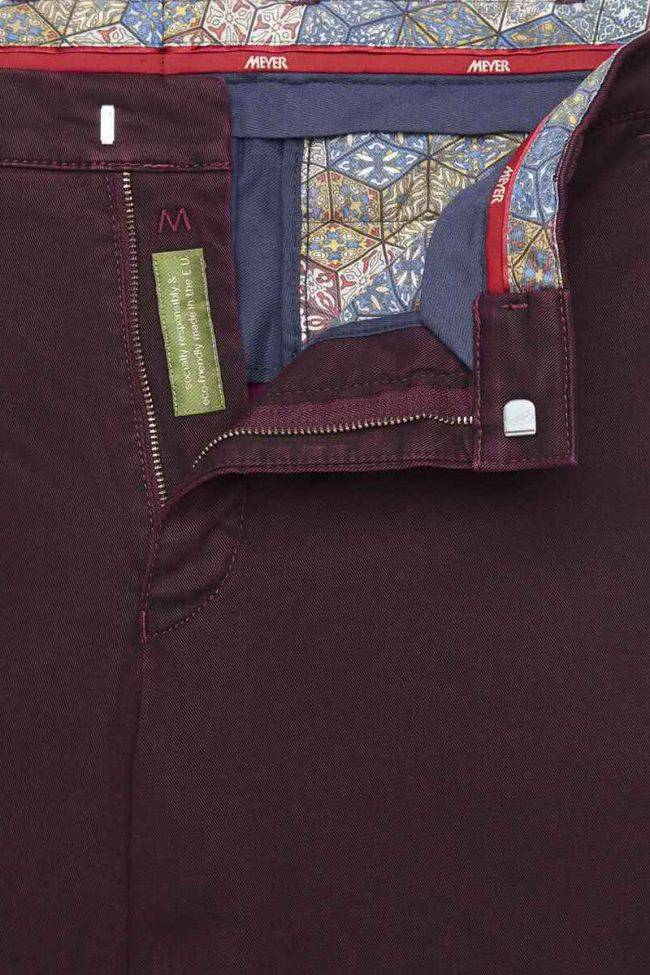 meyer Hose Herren Meyer Chinos Regular Einfarbig Tiefpreis