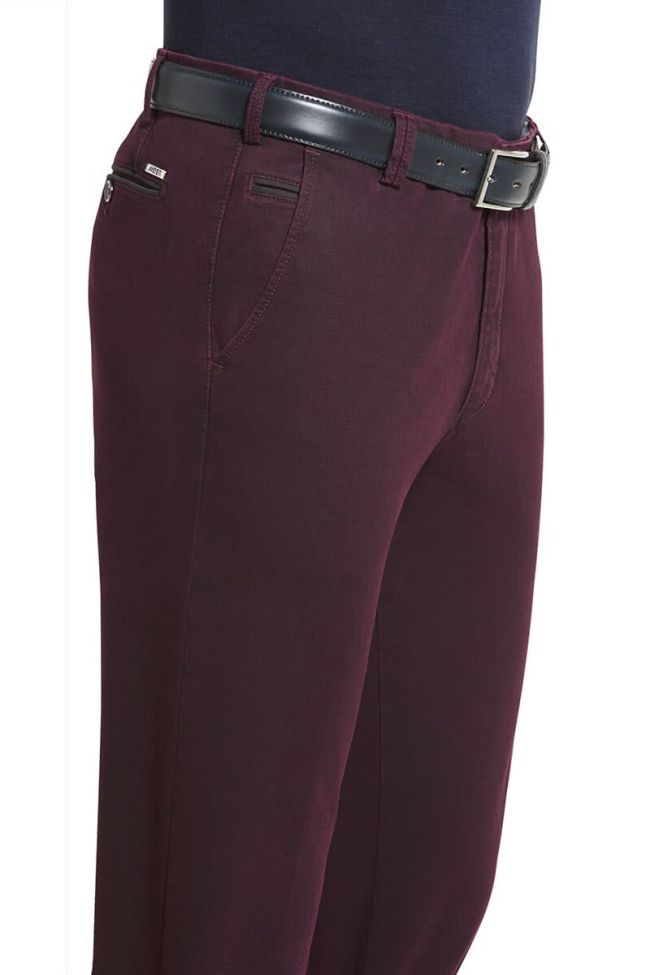 meyer Hose Herren Meyer Chinos Regular Einfarbig Tiefpreis