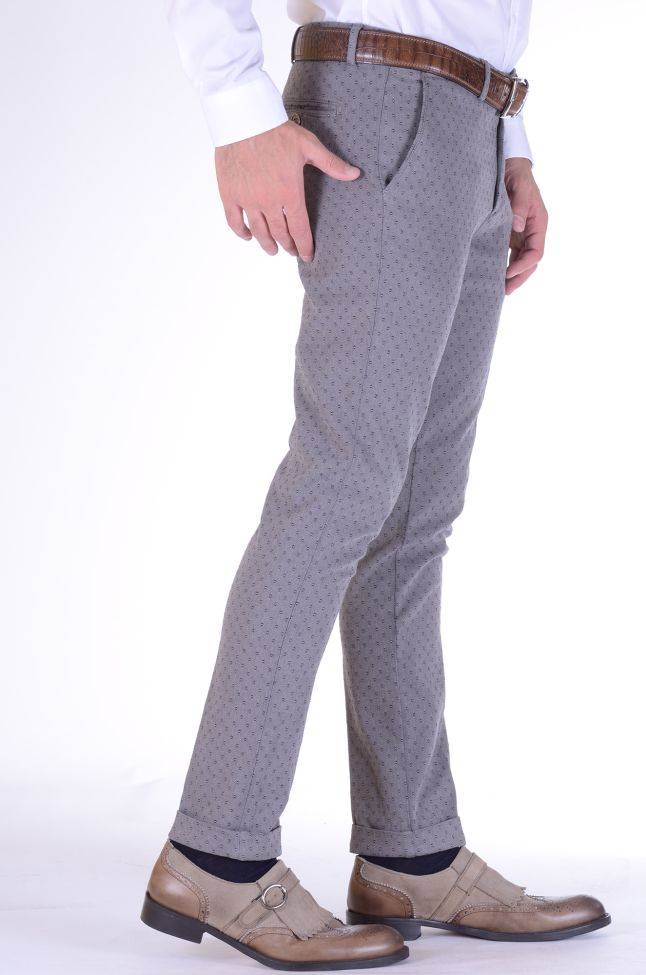 b-settecento Hose Herren B-Settecento Chinos Slim Halb Unifarben 97% Baumwolle 3% elastan Begrenzt auf 3 Tage