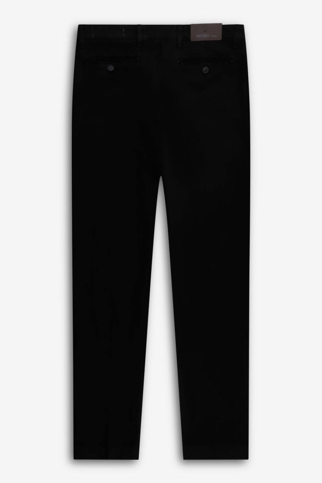 moro Hose Herren Moro Chinos Slim Einfarbig 66% polyester 34%linen Günstig kaufen