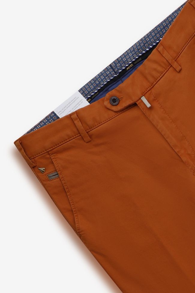 meyer Hose Herren Meyer Chinos Classic Einfarbig 81%cotton 15% kapok 4%elastane Saisonschlussverkauf