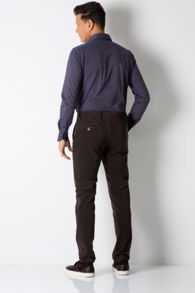 b-settecento Hose Herren B-Settecento Chinos Slim Halb Unifarben 97% Baumwolle 3% elastan Cyber Monday