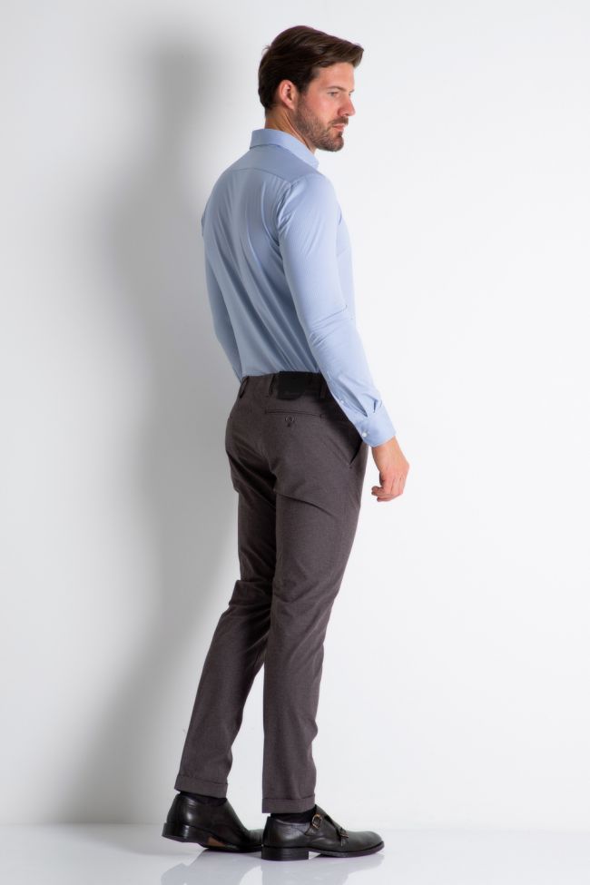 b-settecento Hose Herren B-Settecento Chinos Slim Halb Unifarben 98% cotton 2% ea Weihnachtsangebot