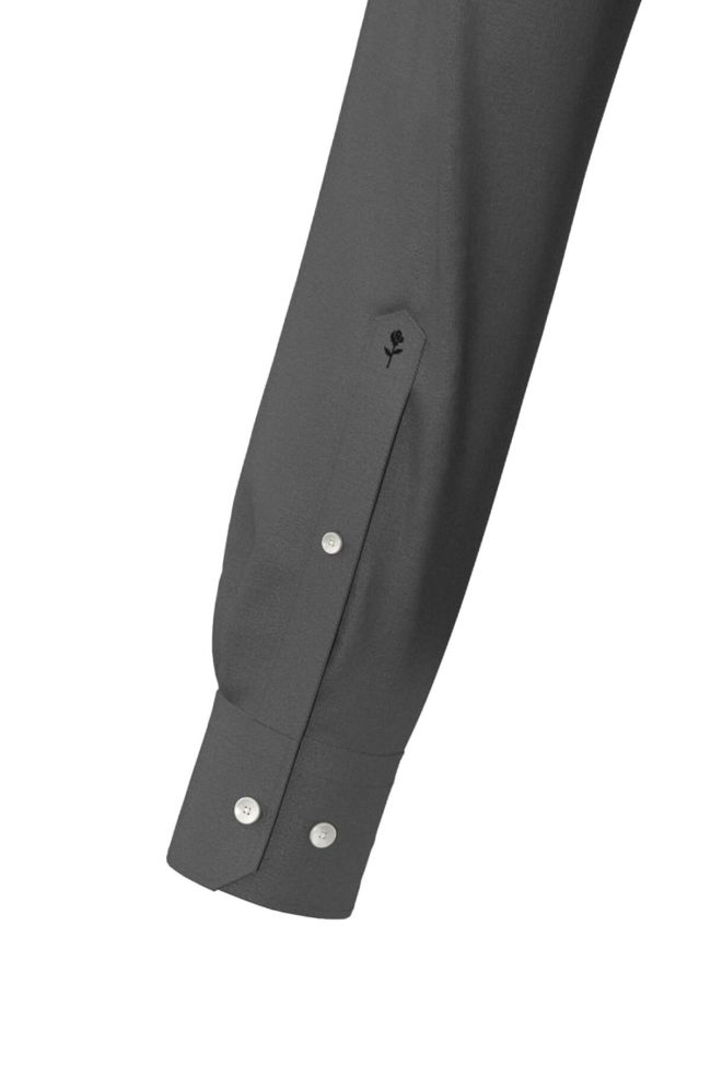 seidensticker Hemd Herren Seidensticker Slim Bügelfreie Einfarbig kragen Italienisch Lange Ärmel Heißer Verkauf