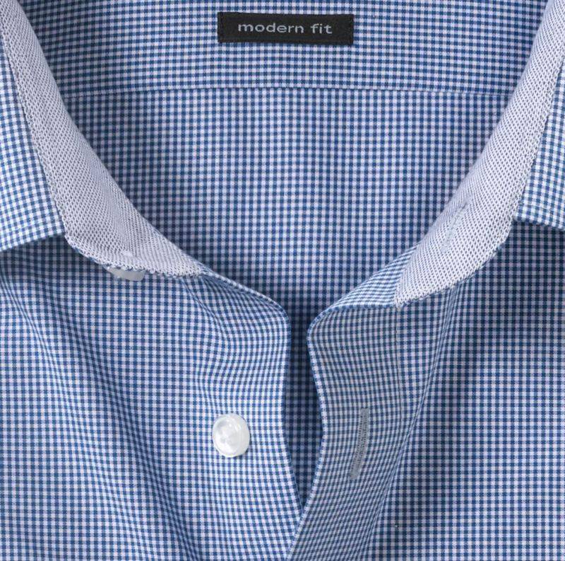 olymp Hemd Herren Olymp Classic Bügelfreie Karo kragen Italienisch Lange Ärmel Zeitlich begrenztes Angebot