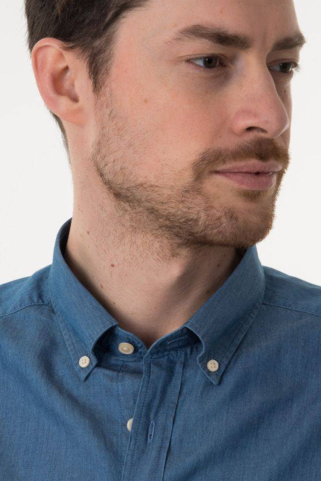 gant Hemd Herren Gant Regular Einfarbig 100% Baumwolle kragen Button-Down Lange Ärmel Bis zu 55% Rabatt