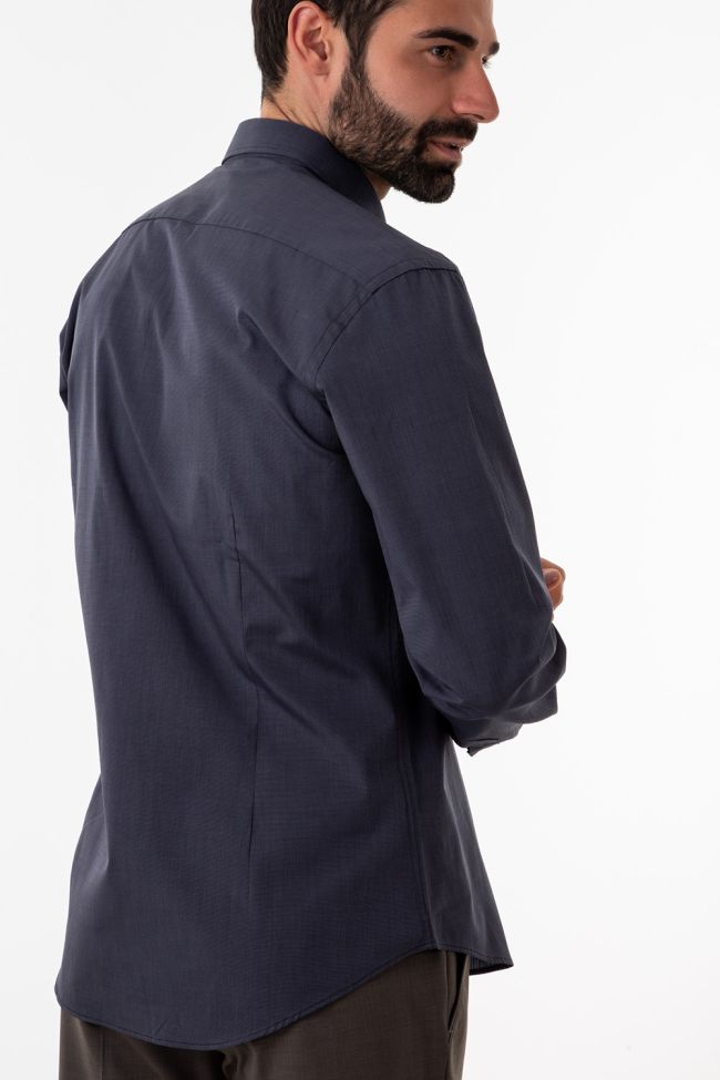 aplomb Hemd Herren Aplomb Regular Einfarbig 100% Baumwolle kragen Button-Down Lange Ärmel Angebote