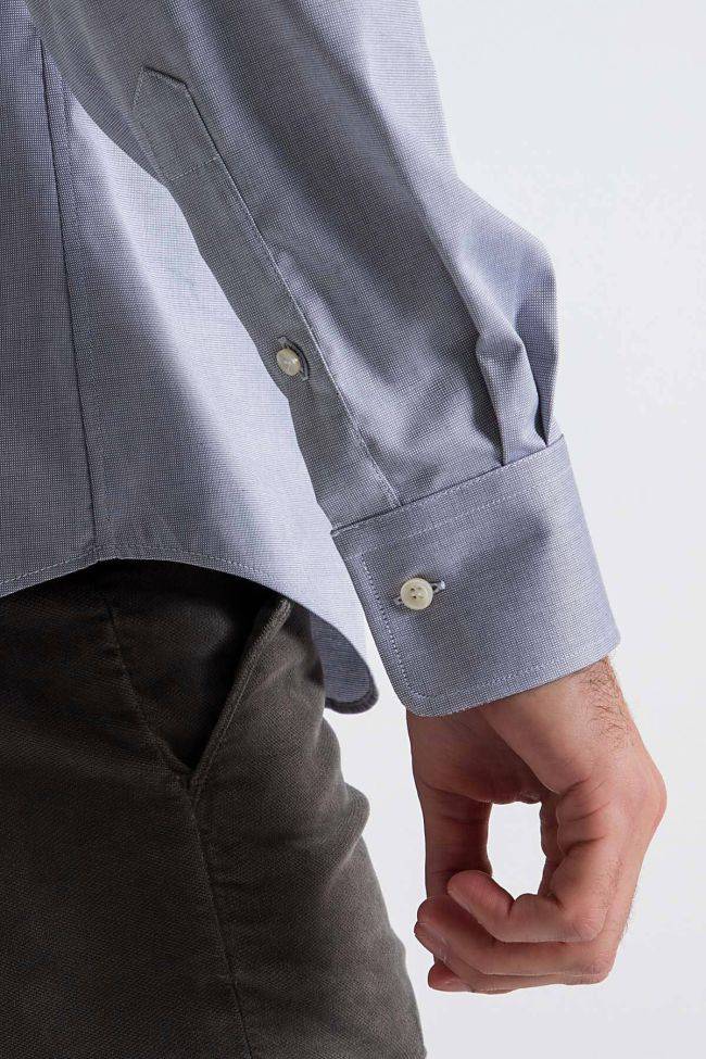 ingram Hemd Herren Ingram Slim Bügelfreie Karo 100% Baumwolle kragen Französisch Lange Ärmel Begrenztes Angebot