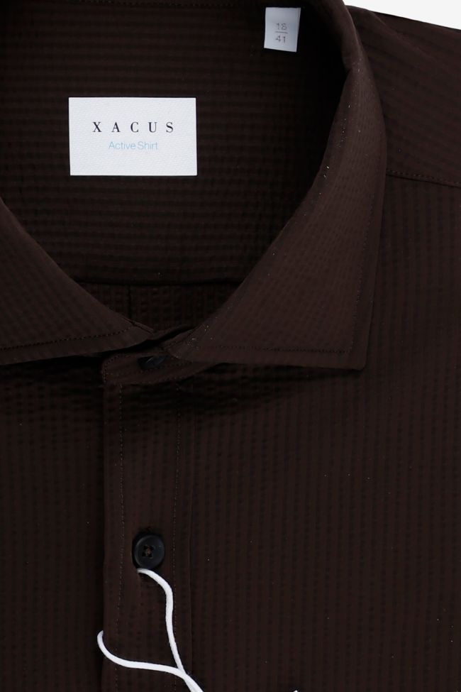 xacus Hemd Herren Xacus Regular Bügelfreie Einfarbig 86% poliammide 14% elastan kragen Französisch Lange Ärmel Black Friday