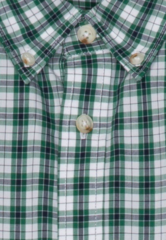 seidensticker Hemd Herren Seidensticker Regular Bügelfreie Karo kragen Button-Down Kurze Ärmel Muttertagsangebot