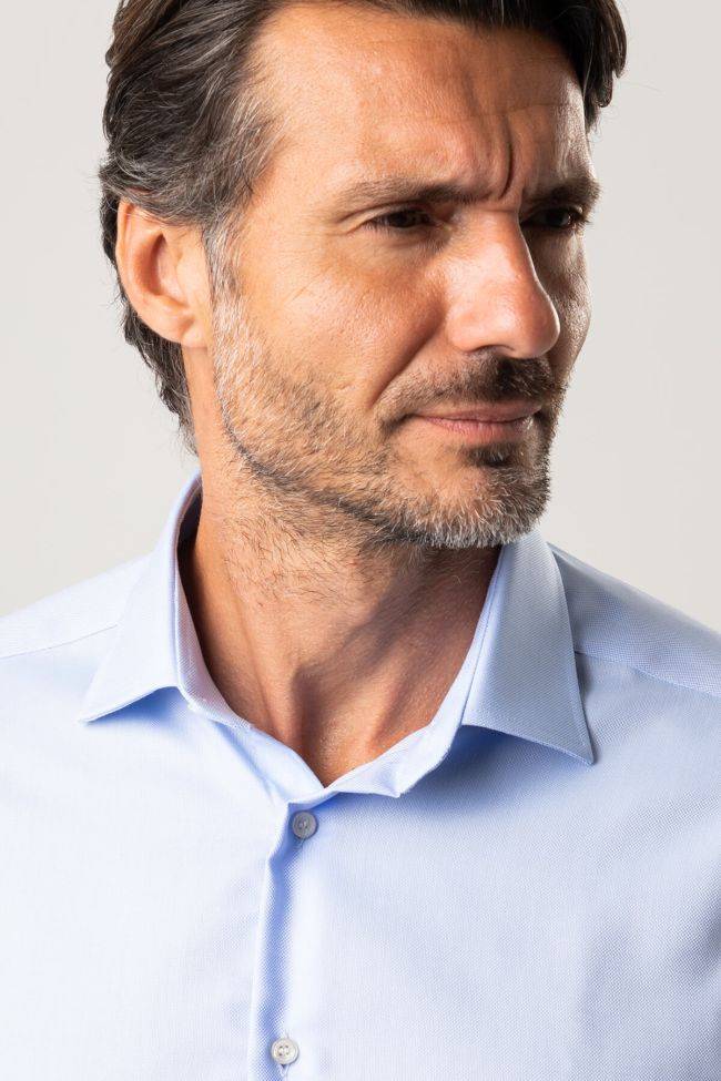 ingram Hemd Herren Ingram Regular Bügelfreie Einfarbig 100% Baumwolle kragen Italienisch Lange Ärmel Jubiläumsangebot