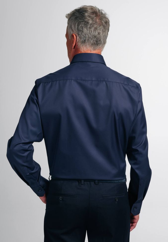 eterna Hemd Herren Eterna Comfort Bügelfreie kragen Italienisch Lange Ärmel Große Rabatte