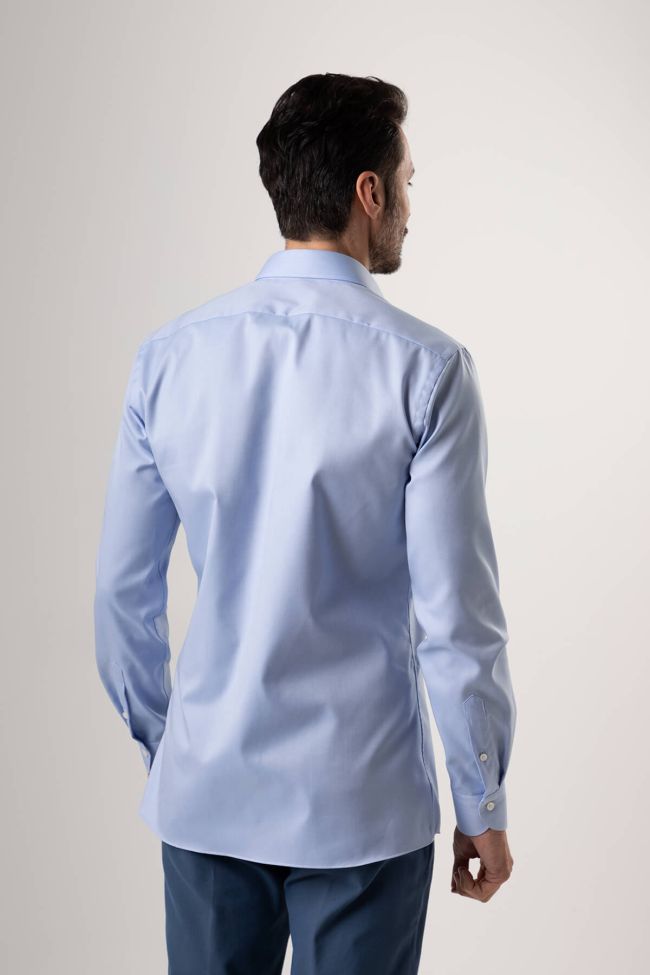 xacus Hemd Herren Xacus Regular Bügelfreie Einfarbig 100% Baumwolle kragen Französisch Lange Ärmel Neuheiten