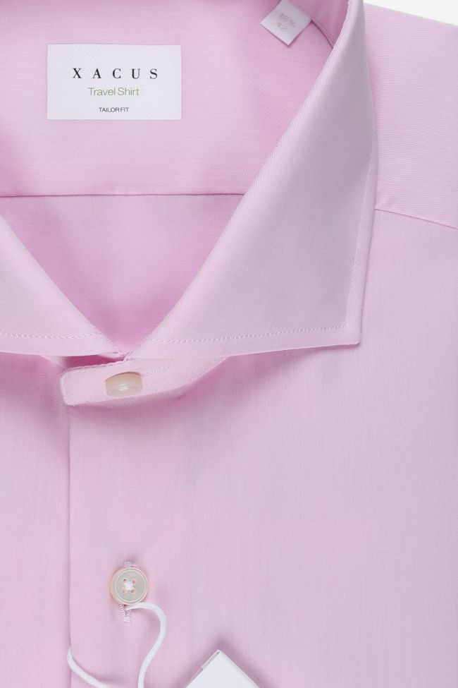 xacus Hemd Herren Xacus Regular Bügelfreie Einfarbig 100% Bio-Baumwolle kragen Französisch Lange Ärmel Super Sparpreis