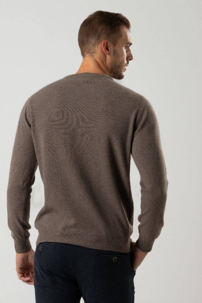 privati firenze Strickwaren Herren Privati Firenze Rundhalsausschnitt Slim Einfarbig 100% Kaschmir Riesige Rabatte