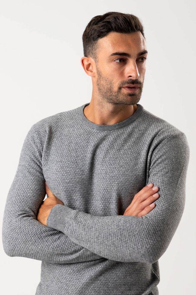 privati firenze Strickwaren Herren Privati Firenze Rundhalsausschnitt Slim Einfarbig 50% wool 20% pa 20%vi 10% cashmere Fabrikladen