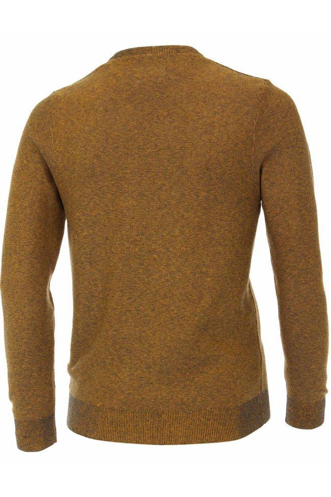 casamoda Strickwaren Herren Casamoda Rundhalsausschnitt Classic Einfarbig 90% Baumwolle - 10% Kaschmir Blitzverkäufe