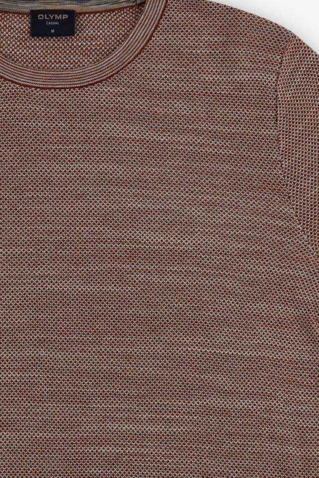 olymp Strickwaren Herren Olymp Rundhalsausschnitt Regular Halb Unifarben 100% Wolle Flash Sale