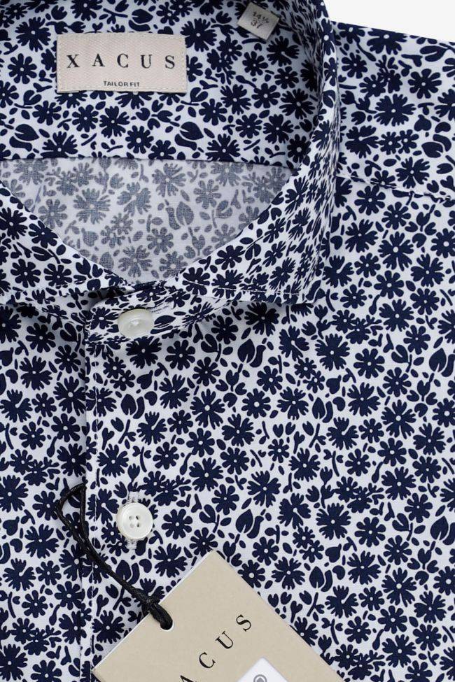 xacus Hemd Herren Xacus Regular Muster 100% Baumwolle gewaschen kragen Französisch Lange Ärmel Neueste Mode